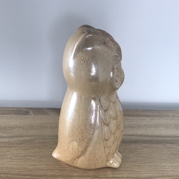 Ceramic owl statue figure - Picture 3 of 7